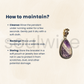 Raw Chevron Amethyst Teardrop Pendant – Natural Rough-Cut Purple & White Quartz Crystal Necklace Charm