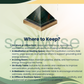 Natural Bloodstone Crystal Pyramid – Gemstone Energy Pyramid for Strength, Vitality & Spiritual Décor