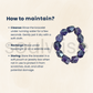 Amethyst cut stone tumble bracelet for good relationship, happiness, peace & business success