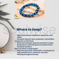 Blue Tiger Eye Bracelet 10mm – Natural Stretchable Crystal Beads for Protection, Focus & Positive Energy | Hawk’s Eye Stone