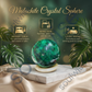 Malachite Crystal Sphere (50–55mm) – Natural Green Malachite Healing Crystal Ball for Meditation, Reiki, Chakra Balancing & Home Décor
