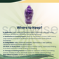 Natural Amethyst Buddha Head Statue | Crystal Buddha for Peace, Wisdom, Meditation & Spiritual Healing | Home & Office Decor