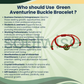 Green Aventurine Safety Buckle Bracelet – Natural Crystal Bracelet for Prosperity, Good Luck, Growth & Positive Energy