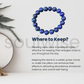 Natural Lapis Lazuli Bracelet 8mm Beads for Men & Women – Crystal for Wisdom, Confidence & Throat Chakra Healing