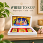 Laxmi Ganesh Saraswati Temple Box – Devotional Mandir Box for Home Puja, Diwali Worship & Spiritual Gifting