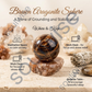 Brown Aragonite Crystal Sphere – Natural Healing Crystal Ball for Grounding, Emotional Balance, Stability & Positive Energy | Polished Gemstone Sphere for Meditation, Reiki & Home Décor