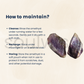 Raw Chevron Amethyst, Healing crystal, set of 2