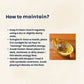Golden Citrine Glass Ingot for Wealth & Business Success | Feng Shui & Vastu Remedy