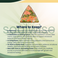 Natural Unakite Crystal Pyramid – Gemstone Energy Pyramid for Balance, Meditation & Spiritual Décor