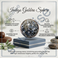 Indigo Gabbro Crystal Sphere – Natural Healing Crystal Ball for Intuition, Spiritual Growth, Grounding & Energy Balance | Polished Gemstone Sphere for Meditation, Reiki & Home Décor