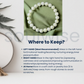 Mother of Pearl Bracelet 8mm – Natural Shell Beads for Calm, Emotional Balance & Harmony | Healing Crystal Jewelry