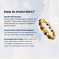5 Mukhi Rudraksha Gold Tone Bracelet, Certified