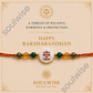 Money Magnet Libra Rakhi – Green Jade, Citrine, Pyrite & Mother of Pearl Zodiac Rakhi for Prosperity, Balance & Positive Energy