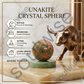 Unakite Crystal Sphere – Natural Healing Crystal Ball for Heart Chakra Healing, Love, Compassion & Emotional Balance | Polished Gemstone Sphere for Meditation, Reiki & Home Décor