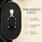 Natural Black Tourmaline Gemstone Pendant – Oval-Cut Protective Crystal Jewellery