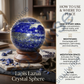 Lapis Lazuli Crystal Sphere (60–65mm) – Natural Healing Crystal Ball for Meditation, Reiki, Chakra Balancing, Focus & Home Décor
