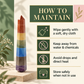Seven Chakra Crystal Wand / Tower – Natural 7 Chakra Healing Gemstone Point for Energy Balancing, Positive Energy, Reiki, Meditation, Spiritual Alignment & Home Décor