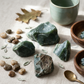 Bloodstone Raw Natural Crystal – Unpolished Healing Stone for Strength, Courage & Vitality | Grounding Root Chakra Energy (50g)