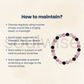 Healing Crystal Bracelet – Rose Quartz, Amethyst & Clear Quartz – 8mm