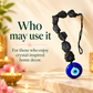Evil Eye Black Tourmaline Hanger – Crystal Decorative Hanging for Home Entrance, Meditation Space & Spiritual Gifting