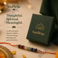7 /Seven Chakra Crystal Rakhi – Natural Healing Crystal Rakhi for Chakra Balancing, Harmony, Protection & Positive Energy