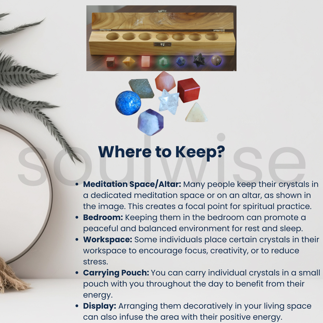 7 Chakra Sacred Geometry Crystal Set