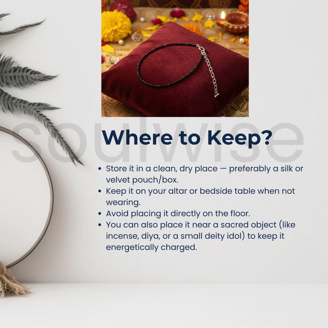 Black Tourmaline Anklet/Bracelet – Natural Protection Stone for Men & Women – Handmade Crystal Healing Jewelry for Negative Energy Shielding, Grounding & Balance