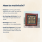 Vyapar Vridi Yantra Pyrite Wall Frame
