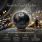 Hematite Crystal Sphere with Stand – Natural Healing Crystal Ball for Grounding, Protection & Mental Clarity | Reiki Meditation Chakra Healing Stone & Spiritual Home Décor
