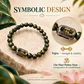 Pyrite Bracelet with Vajra Charm – Metallic Shine Crystal Jewellery for Men, Women & Meaningful Gifting