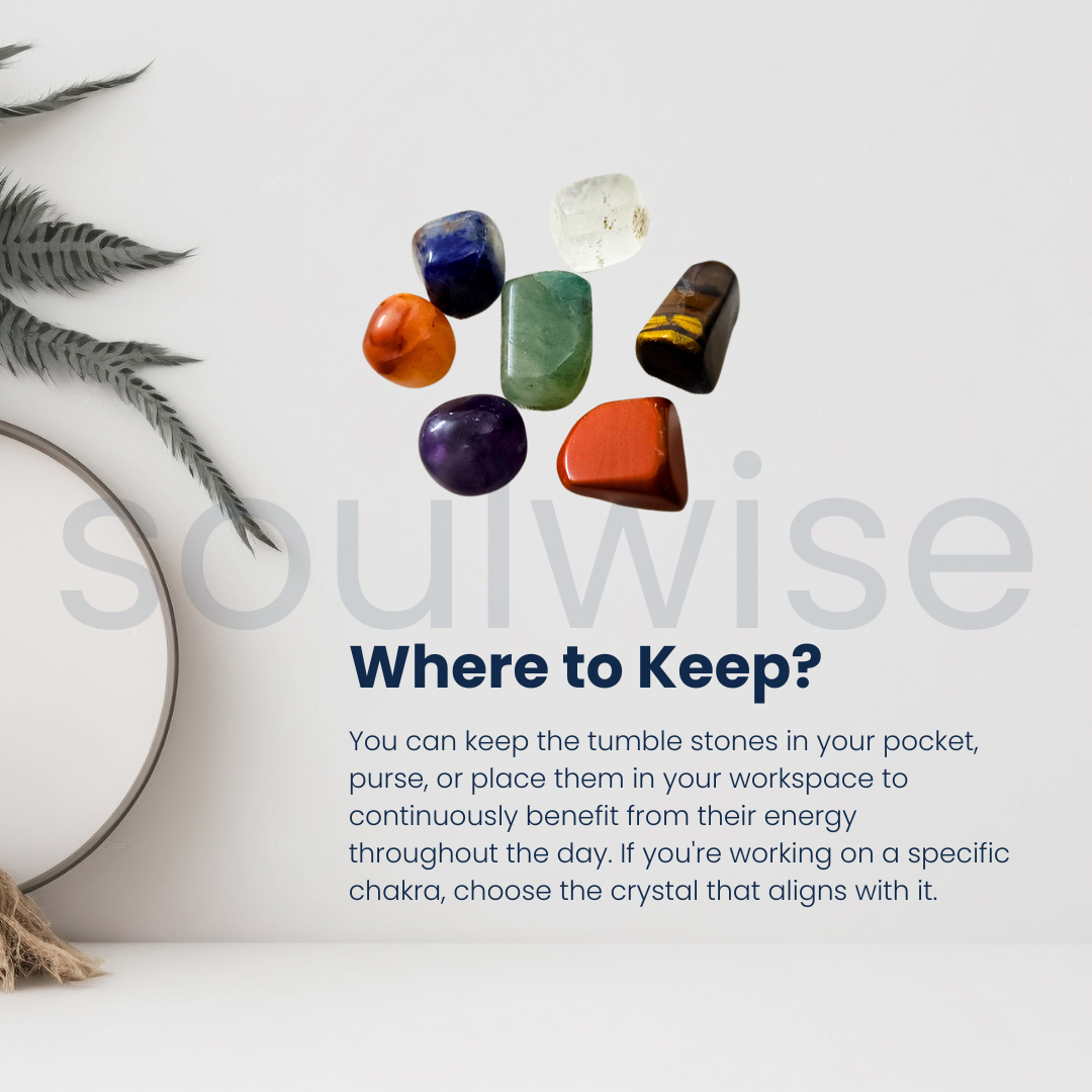 सात चक्र संतुलन टम्बल किट