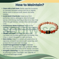 Taurus (Vrishabh Rashi) Zodiac Bracelet – Natural Sunstone & Carnelian Crystal Bracelet for Confidence, Vitality & Success