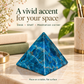 Natural Blue Apatite Crystal Pyramid – Healing Gemstone Energy Pyramid for Focus, Motivation, Mental Clarity, Communication, Reiki, Meditation, Chakra Balancing & Spiritual Home Décor