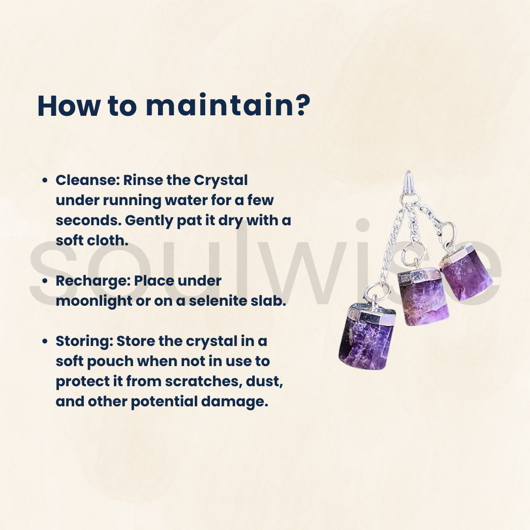 Amethyst Three-Bottle Wish Pendant Necklace – Natural Crystal Chips in Mini Glass Bottles for Healing, Manifestation & Gift -Without Chain