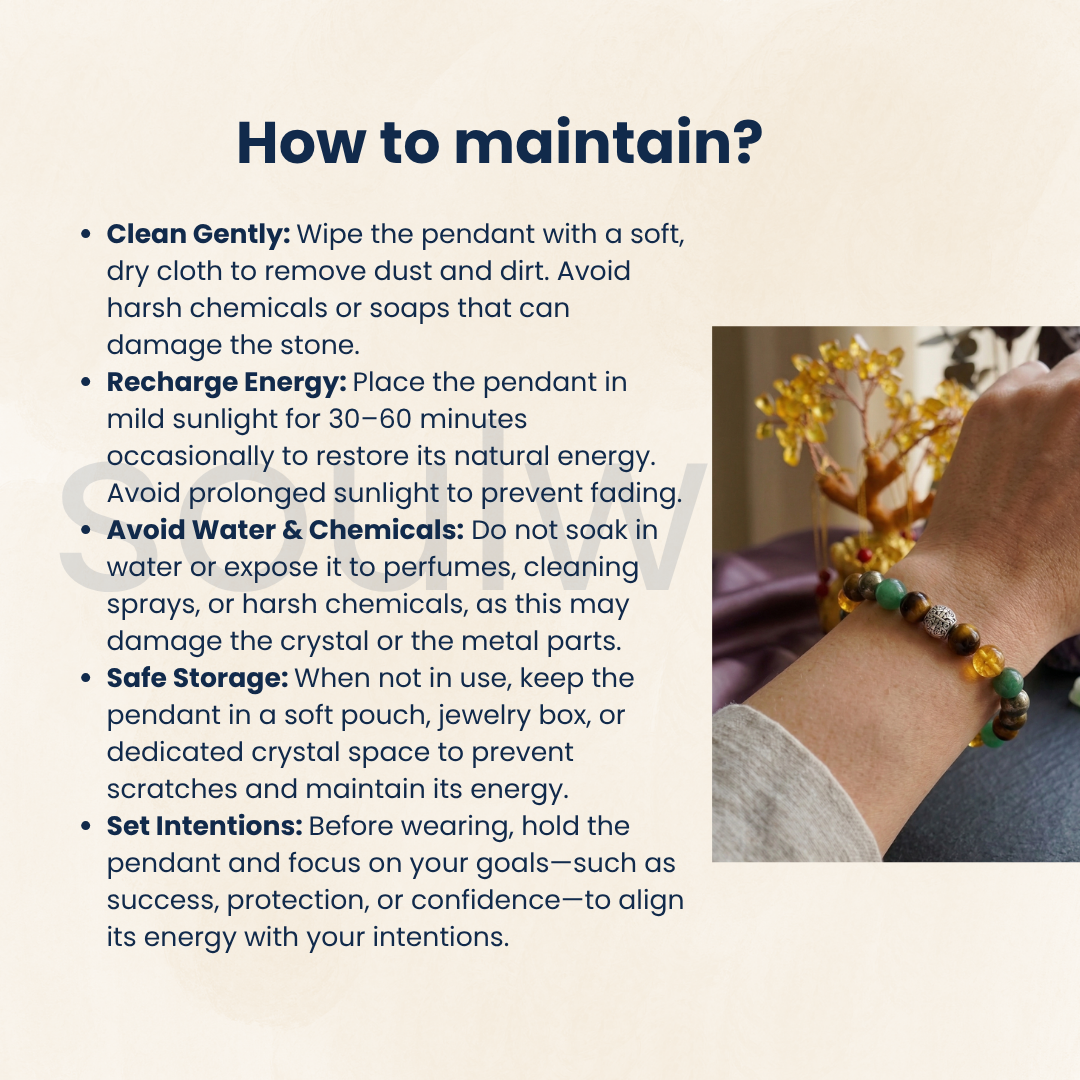 Money Magnet Bracelet with Five Blessings & Longevity Charm | Dhan Yog Wealth Bracelet 10mm | Feng Shui Lucky Bracelet for Wealth, Success, Protection & Prosperity (Unisex)