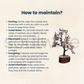 Soulwise Amethyst Crystal Tree for Positive Energy – 8-10 Inch Handcrafted Gemstone Bonsai Tree for Healing, Vastu, Home Decor, Meditation & Gifts