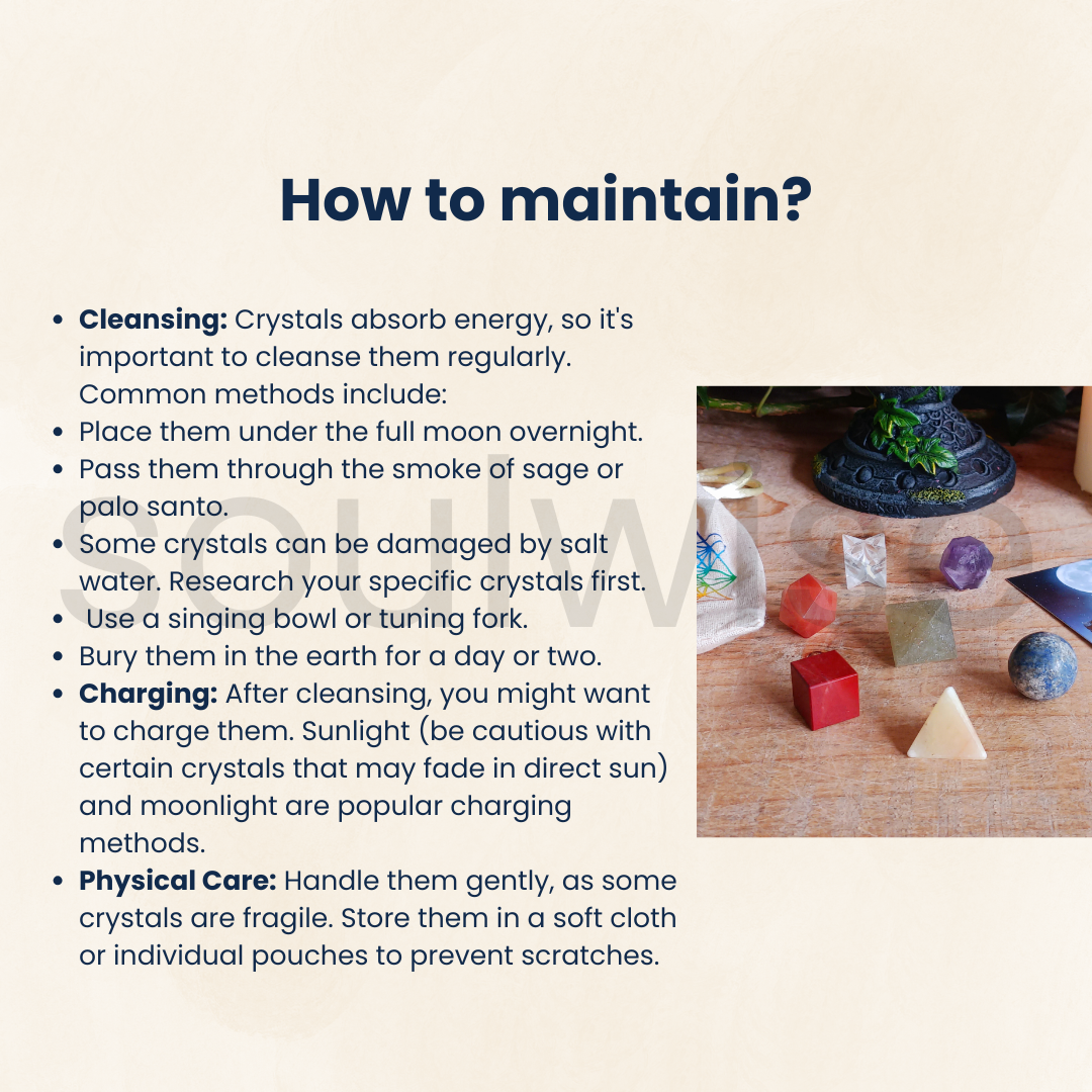 7 Chakra Sacred Geometry Crystal Set