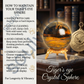 Tiger Eye Crystal Sphere (60–65mm) – Natural Tiger’s Eye Healing Crystal Ball for Meditation, Reiki, Chakra Balancing & Home Décor