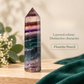 Natural Fluorite Crystal Pencil – Healing Gemstone Point for Mental Clarity, Focus, Concentration, Emotional Balance, Reiki, Meditation, Chakra Balancing & Positive Energy