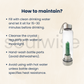 Green Aventurine Elixir Water Bottle 500 ml, Infused with Green Aventurine attract luck, abundance, healing crystal Point Pencil Leak Proof Stainless Steel Cap
