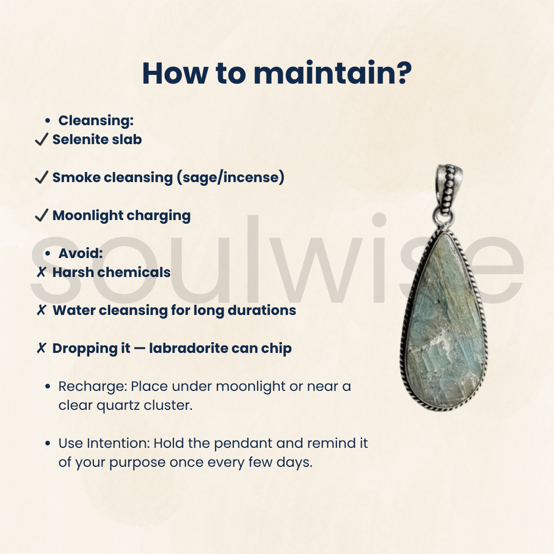 Raw Labradorite Teardrop Pendant Necklace for Women | Natural Stone Healing Crystal Jewelry | Sterling Silver Bezel Set | Unique Gift.