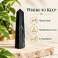 Black Tourmaline Tower 3 Inch – Natural Healing Crystal Point for Protection, Grounding, Negative Energy Cleansing, Reiki, Meditation & Positive Energy