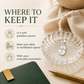 Natural Clear Quartz Gemstone Pendant – Oval-Cut Crystal Jewellery