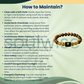 Leo (Simha Rashi) Zodiac Bracelet – Natural Citrine & Tiger Eye Crystal Bracelet for Success, Confidence & Leadership