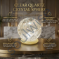Clear Quartz Crystal Sphere – Natural Healing Crystal Ball for Clarity, Positive Energy, Reiki, Meditation & Chakra Balancing
