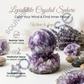 Lepidolite Crystal Sphere – Natural Healing Crystal Ball for Emotional Balance, Peace, Spiritual Growth & Positive Energy | Polished Gemstone Sphere for Meditation, Reiki & Home Décor