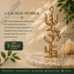 Om Trishul Swastik Wall Hanging | Sacred Hindu Vastu Decor for Home & Pooja Room(Set of 2).