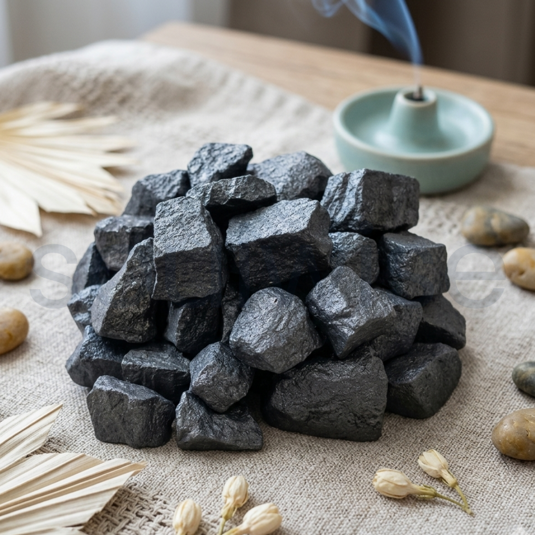 Hematite Raw Natural Stone – Unpolished Grounding Crystal for Protection, Stability & Mental Focus | Root Chakra Healing Stone (50g)