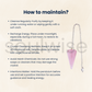 Soulwise Rose Quartz Faceted Dowsing Pendulum With Chain