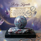 Ruby Kyanite Crystal Sphere – Natural Healing Crystal Ball for Passion, Intuition, Balance & Spiritual Growth | Polished Gemstone Sphere for Meditation, Reiki & Home Décor
